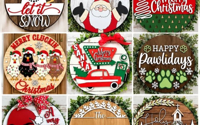 Holiday Door Sign Class